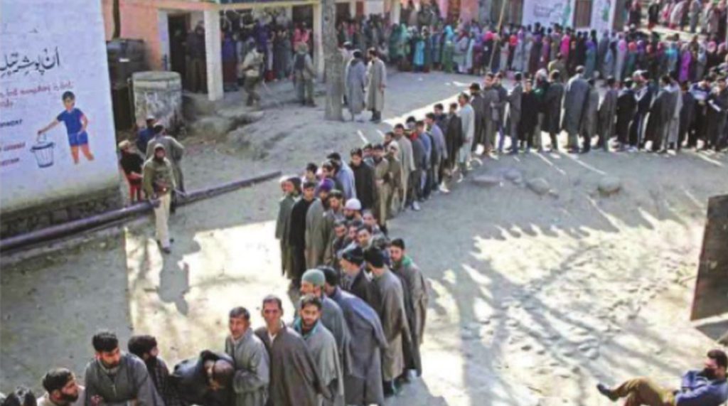 J&K:  Electoral Exercise Could Be Held Sometime Later This Year.