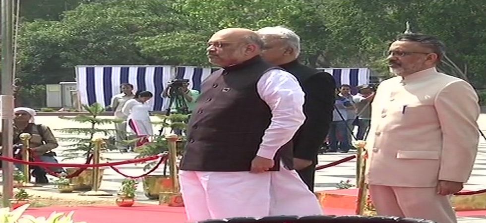 Union Minister Amit Shah at National Police Memorial  
