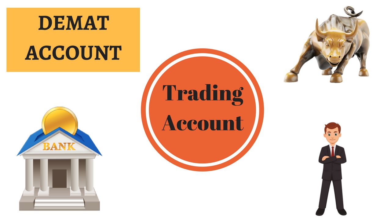 open demat account online difference between trading and demat account