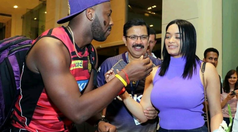 Andre Russell kkr after match knight club party