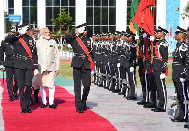Modi has been conferred with the Maldives' highest honour