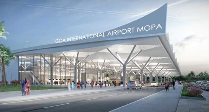 Goa airport was closed temporarily on Saturday 